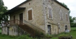Fermette – 7km Caussade – Grange et maison – Terrain 5000 m² possibilité  1 ha en  plus  – Calme – REF 1705